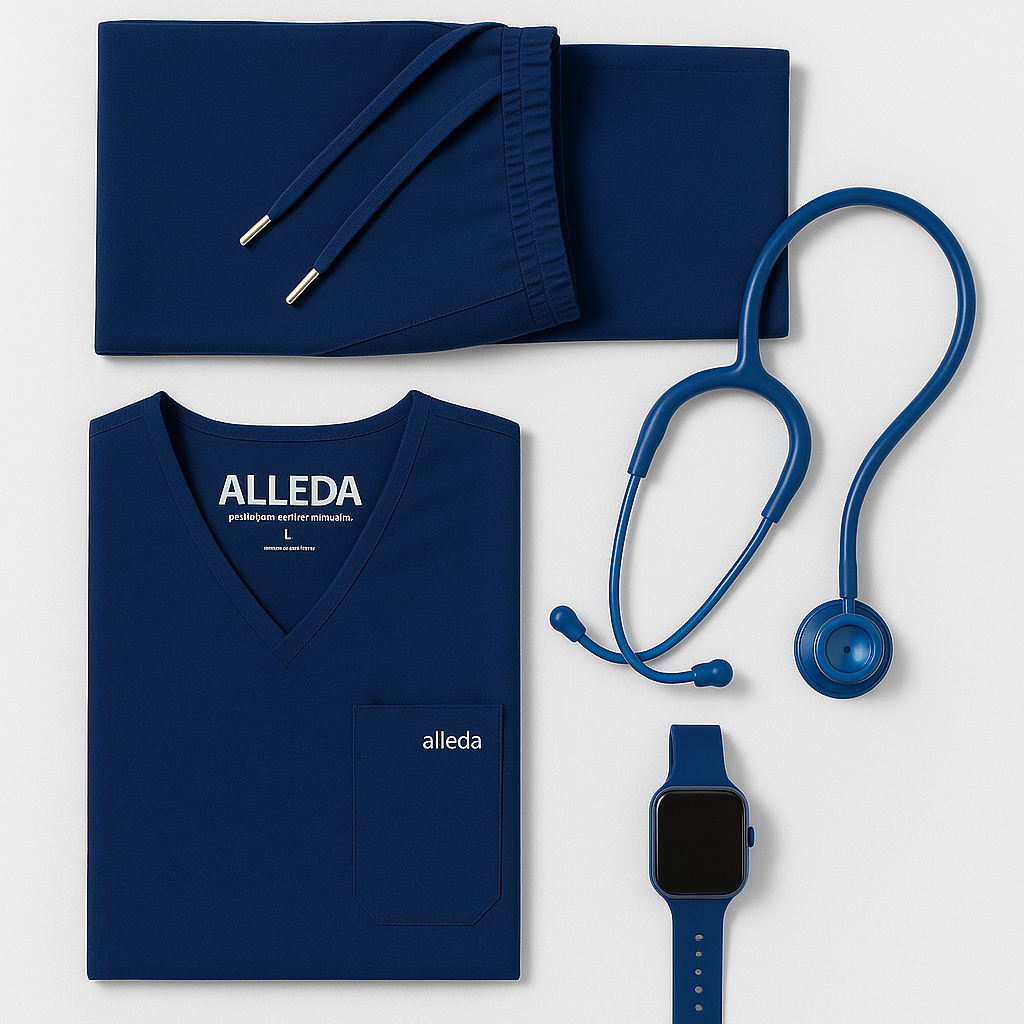 Navy Blue Scrub Suits