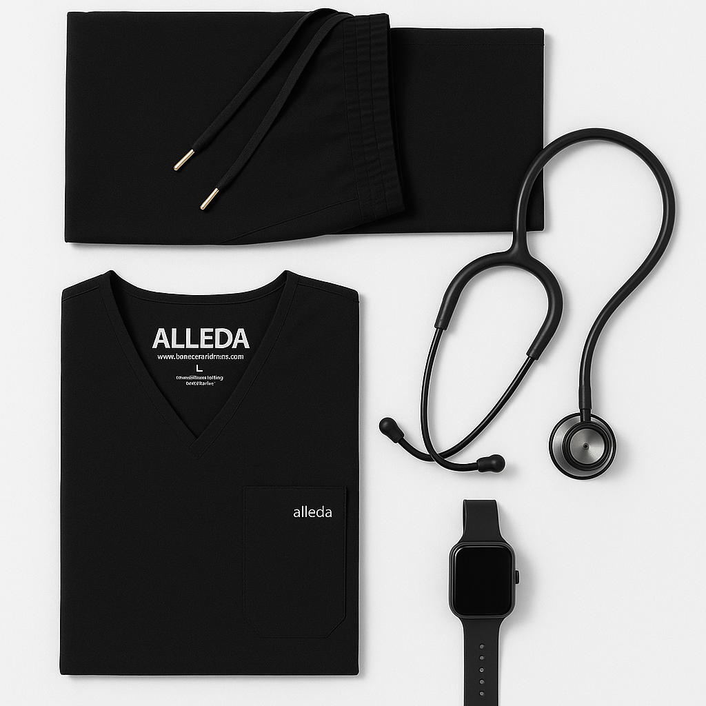 Black Scrubs Suits