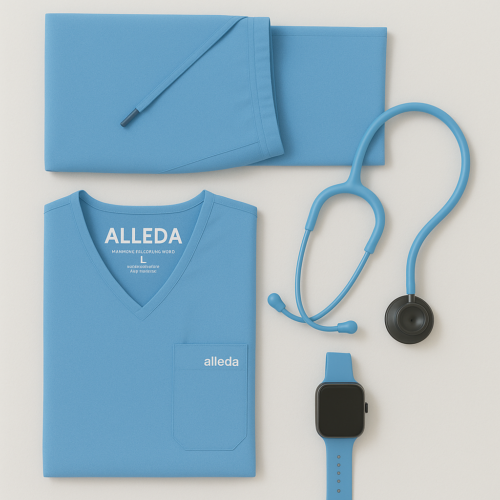 Ciel Blue Scrub Suits