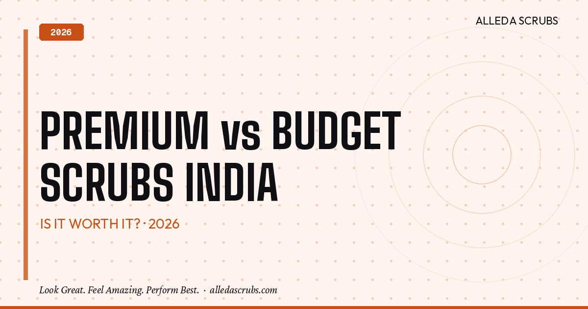 Premium vs Budget Medical Scrubs in India (2026): Is It Worth Paying More?