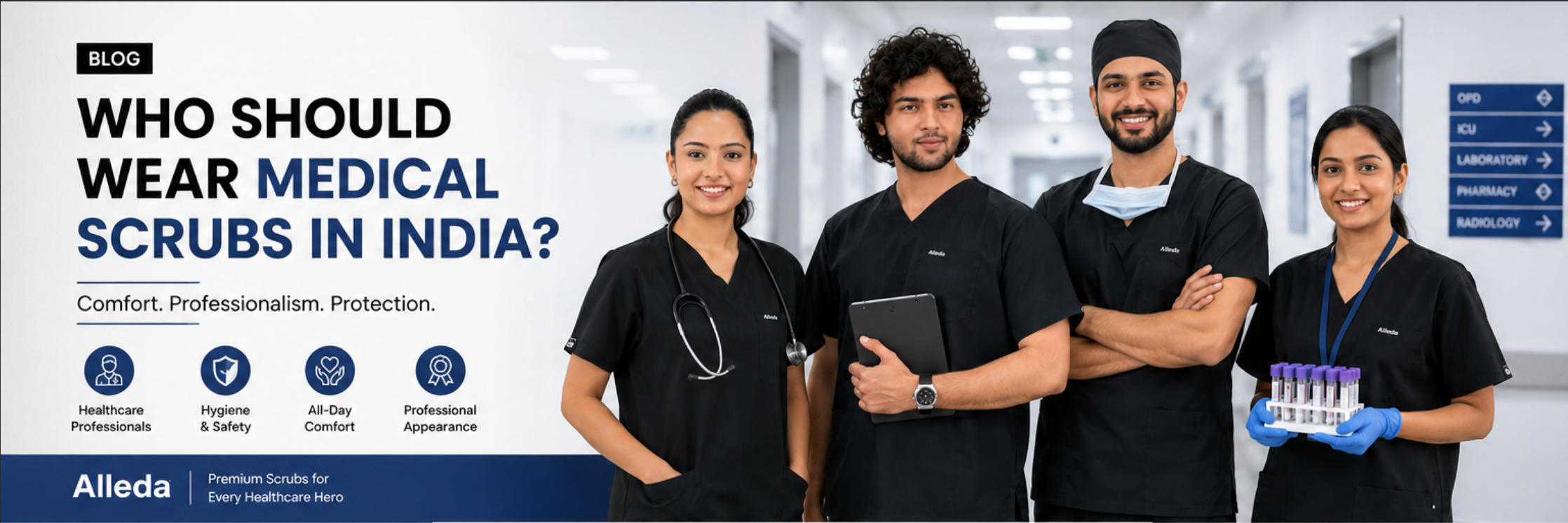 Who should wear medical scrubs in India? | Alleda Scrubs