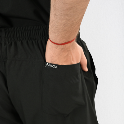 Men PrimaFlex 4 Way Stretch 5 Pocket Scrub Bottom - Black