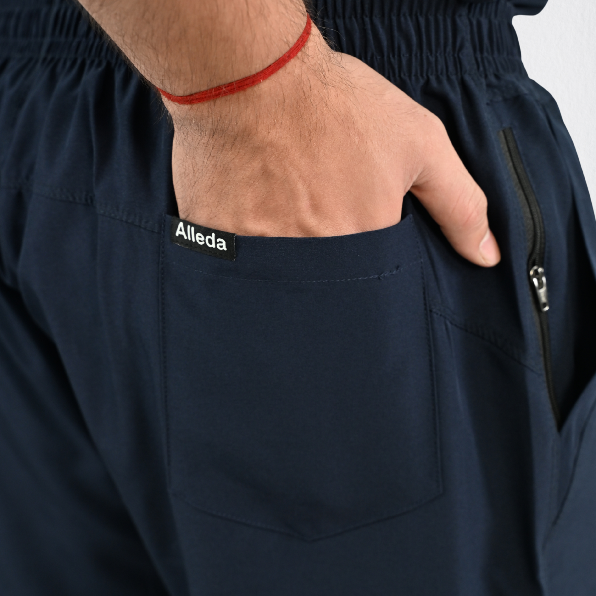 Men PrimaFlex 4 Way Stretch 5 Pocket Scrub Bottom - Navy Blue