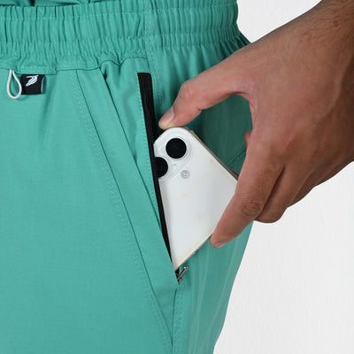 Men UltraFlex 4 Way Stretch 5 Pocket Scrub Bottom - Surgical Green