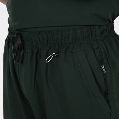 Alleda UltraFlex men's forest green scrub set full outfit back view — top and bottom independent sizing, best coloured scrubs for doctors India 2025 2026
UltraflexMenVNeckFGreenScrubSet6.jpg