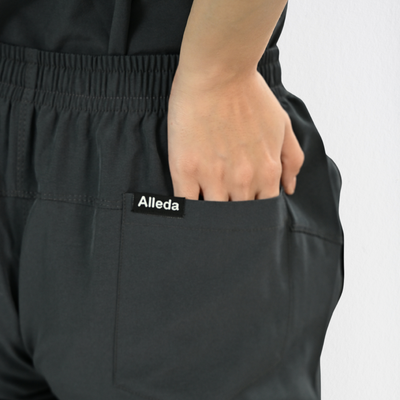 Women PrimaFlex 4 Way Stretch 5 Pocket Scrub Bottom - Slate Grey